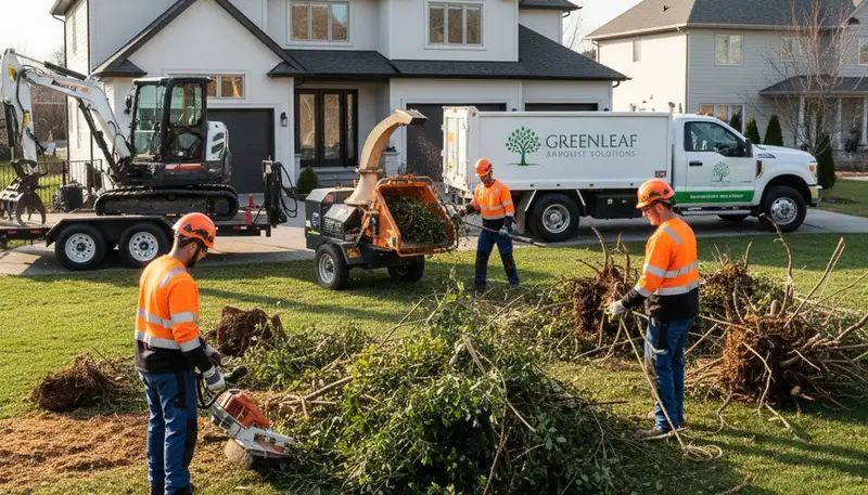 Professional shrub removal service in Milwaukee, WI improving yard curb appeal and property access
