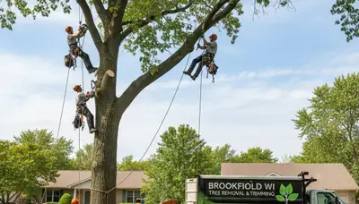 Professional tree removal service in Milwaukee WI by expert arborists