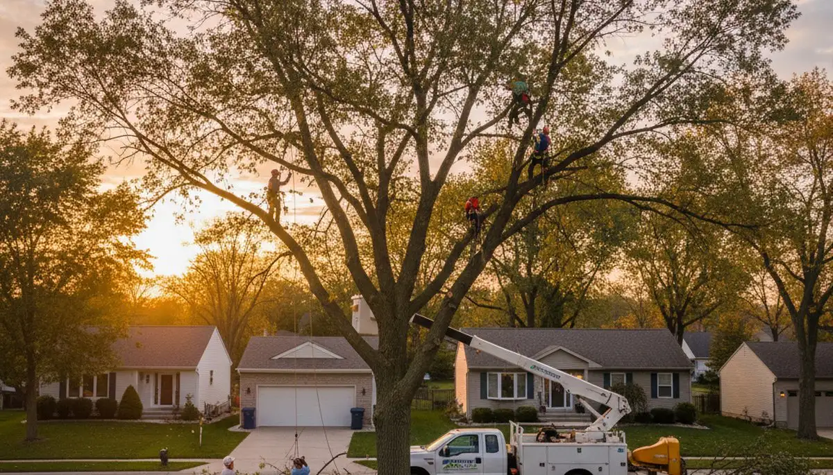 Professional tree removal service in Milwaukee WI by local certified arborists