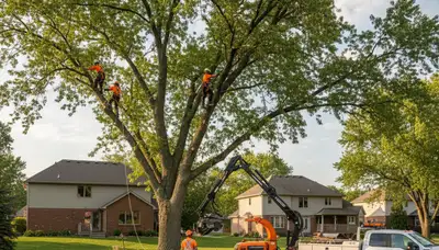 Professional tree removal services in Milwaukee WI by certified arborists