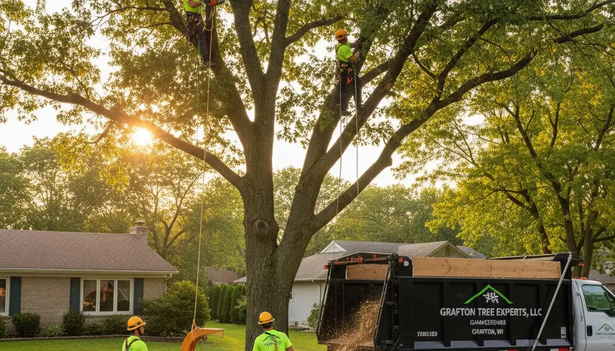 Professional tree removal service in Milwaukee WI by certified arborists