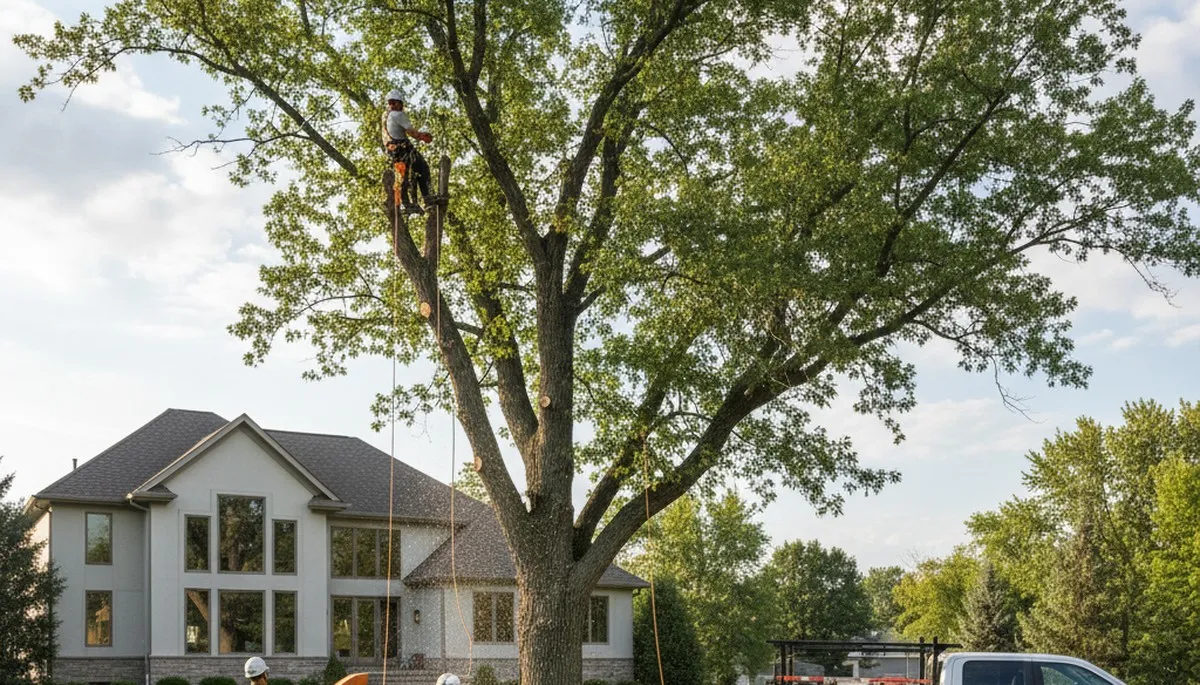 Professional tree removal service in Milwaukee WI by certified arborists