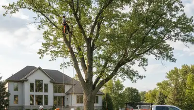 Professional tree removal service in Milwaukee WI by certified arborists