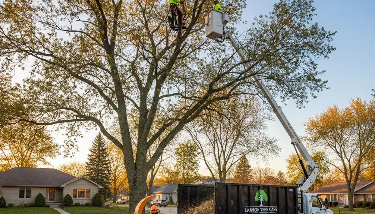 Professional tree removal service in Milwaukee WI by certified arborists