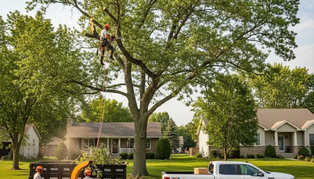 Professional tree removal service in Milwaukee WI by certified arborists