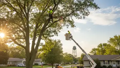 Professional tree removal service in Milwaukee WI by certified arborists at TreeTrimmingMilwaukeeWI