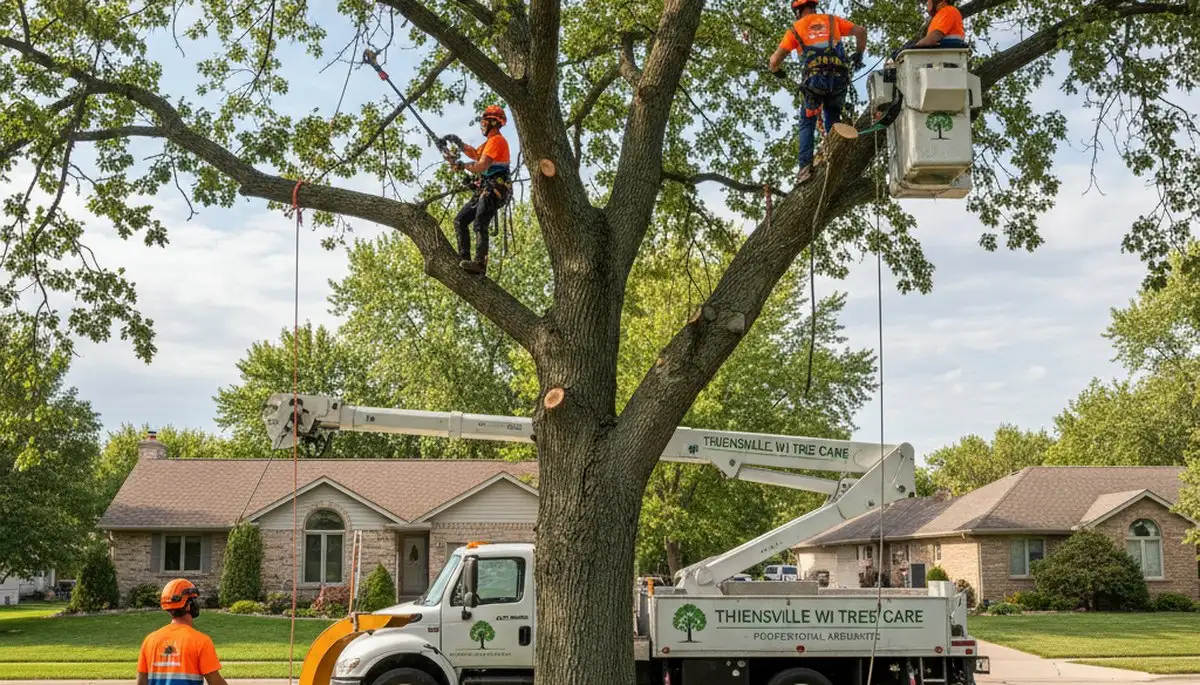 Professional tree removal service in Milwaukee WI by certified arborists