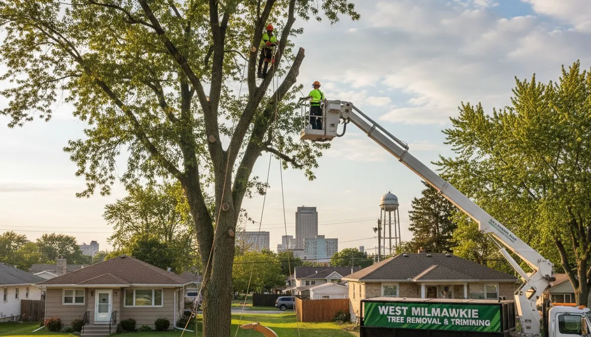 Professional tree removal service in Milwaukee WI by licensed arborists