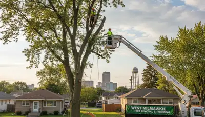 Professional tree removal service in Milwaukee WI by licensed arborists